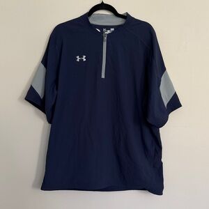 Under Armour Men's Navy and Gray Casual Shirt